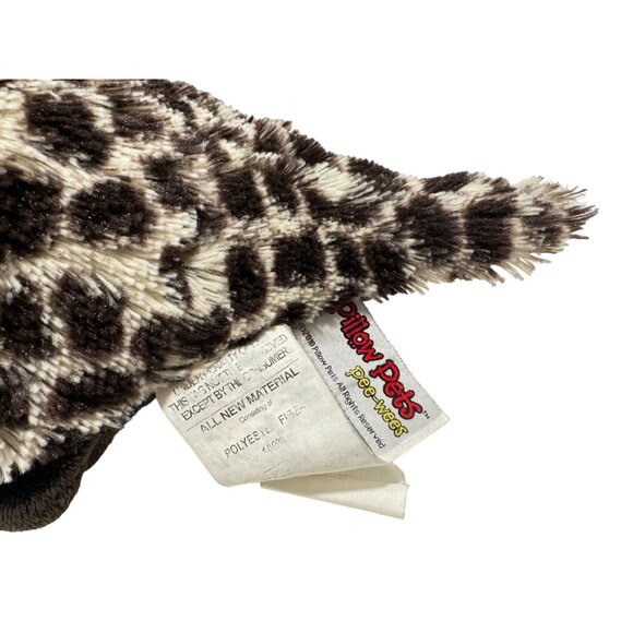 Pillow Pets Dinosaur PeeWee Logo Patch 2010 Collectible 12" Soft Plush Toy - Picture 4 of 5